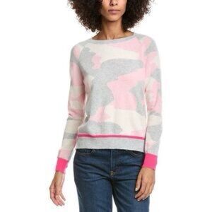 Brodie Cashmere Pink Camo Sweater